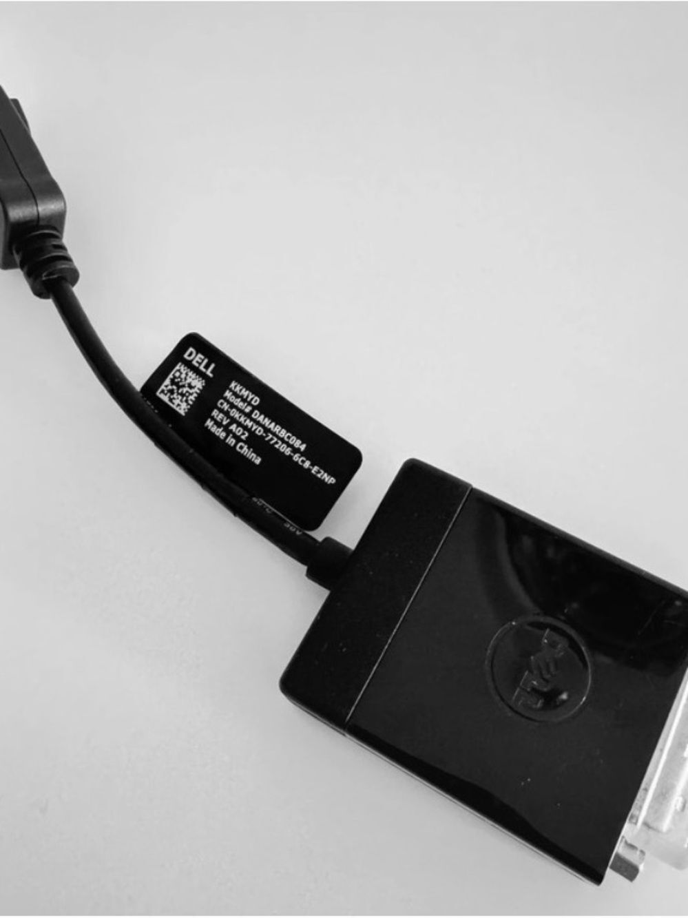 Dell DisplayPort to DVI video adapter cable part DANARBC084 or KKMYD